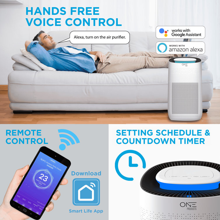 Air purifier that works with hot sale google home